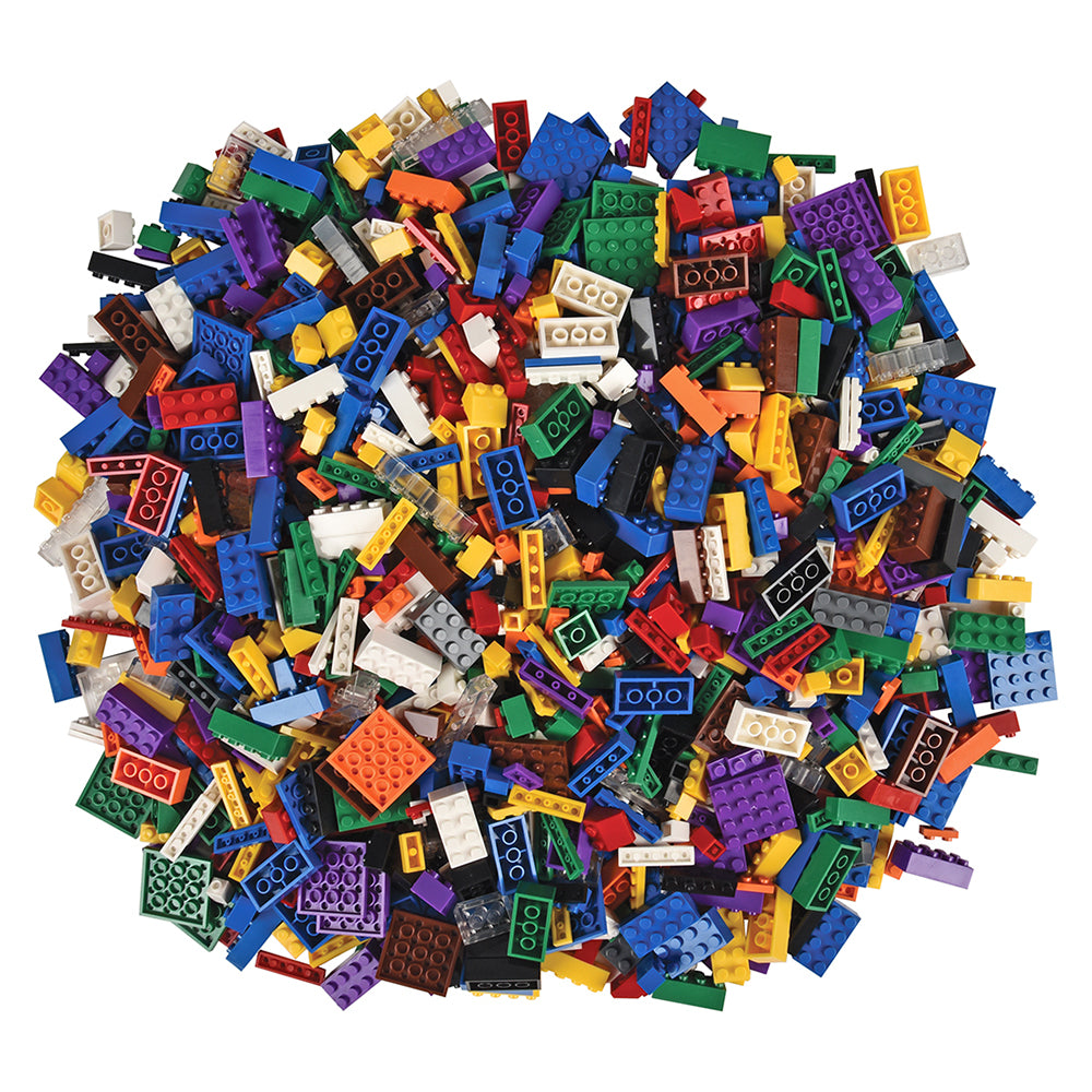 1500 Pieces of Assorted Colors Standard Interlocking Building Bricks