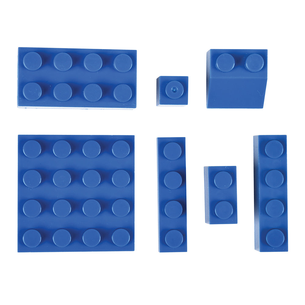 Blue Color Building Bricks