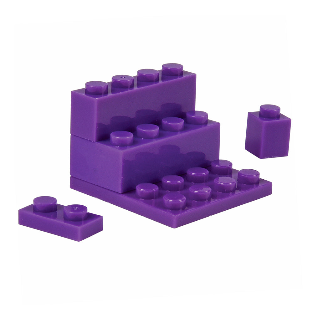 Stackable Purple Building Bricks