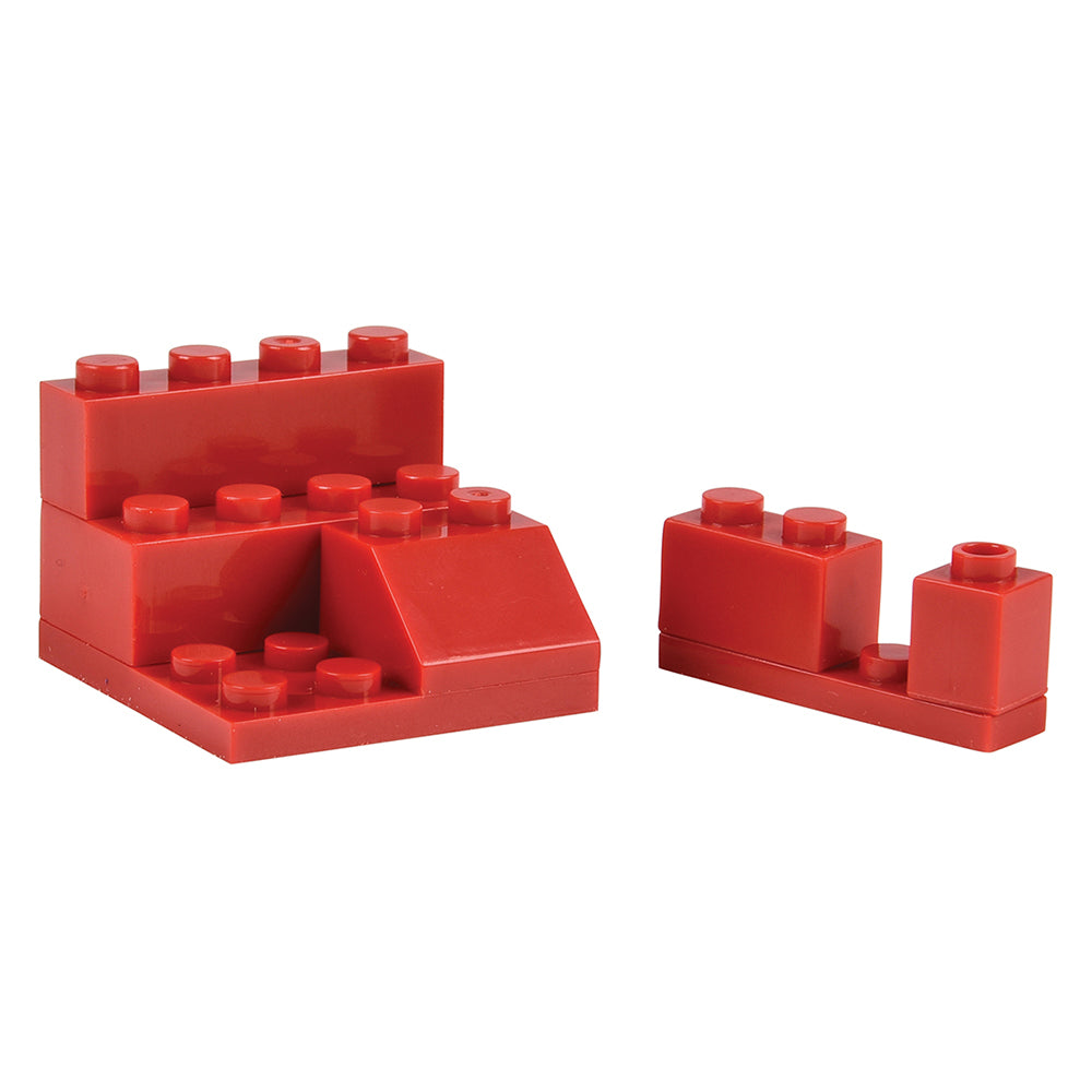 Stackable Red Building Bricks