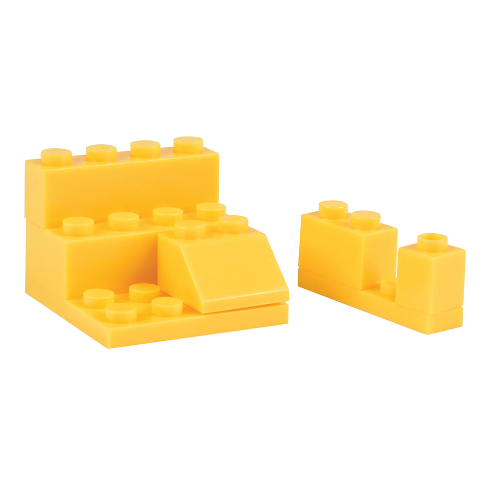 Stackable Yellow Building Bricks