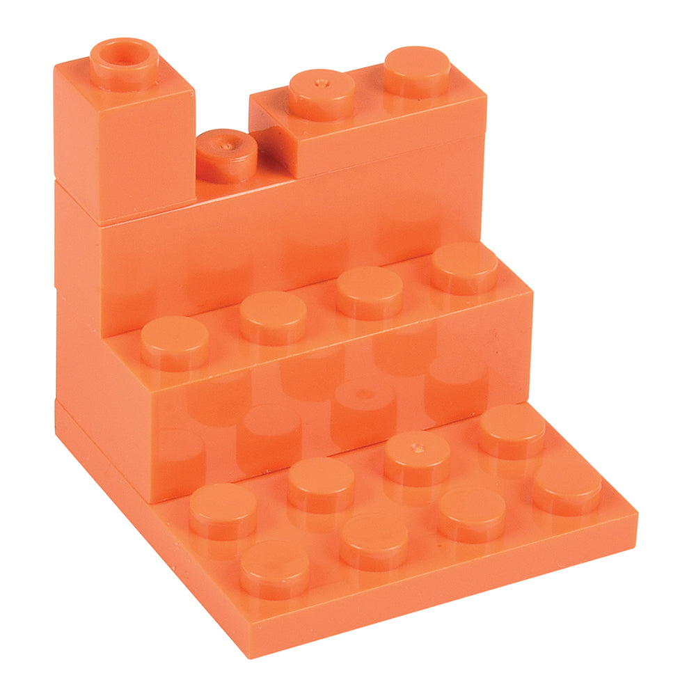 Stackable Orange Building Bricks