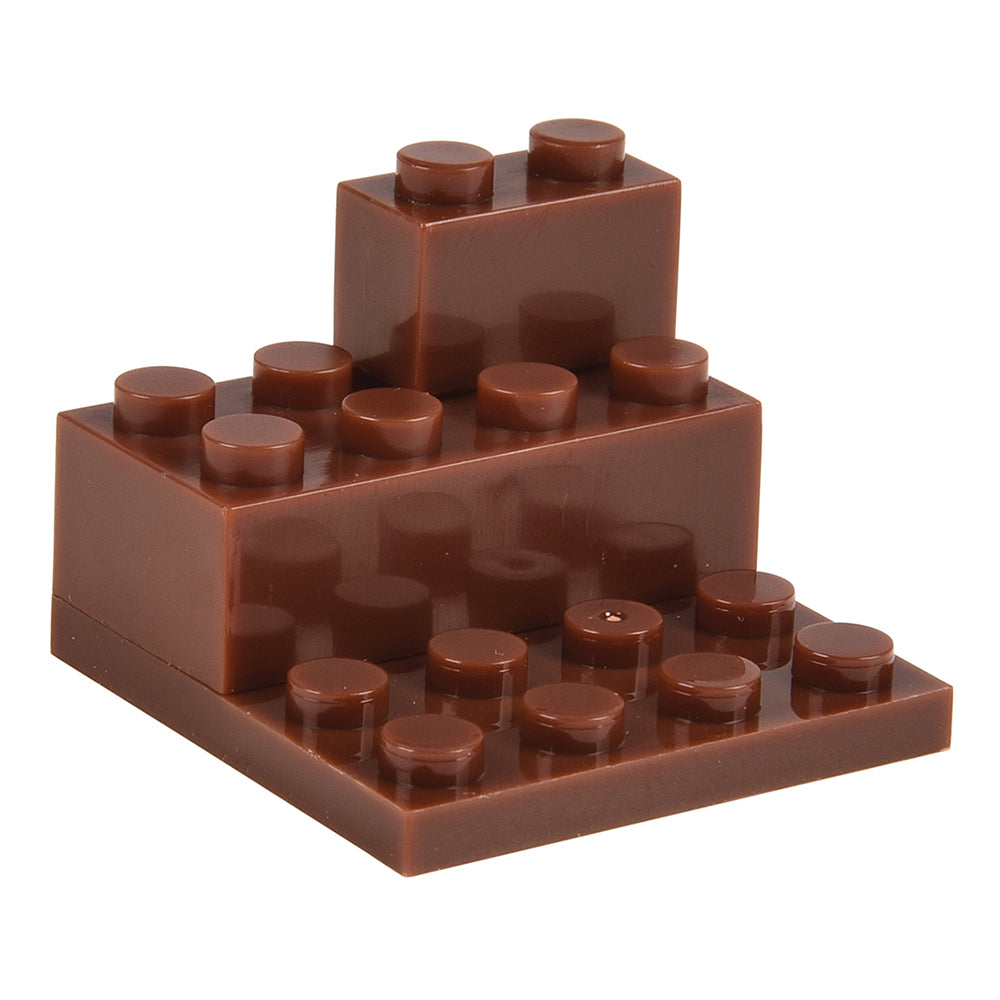 Stackable Brown Building Bricks