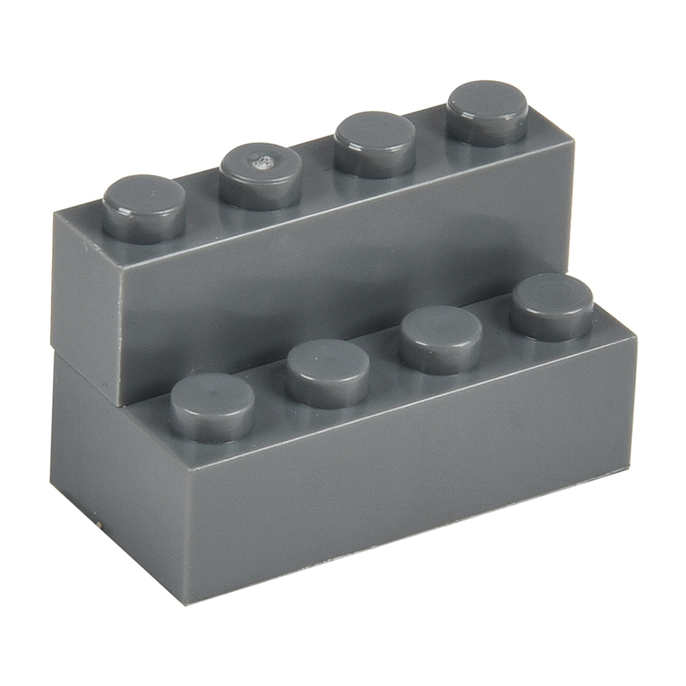 Stackable Gray Building Bricks