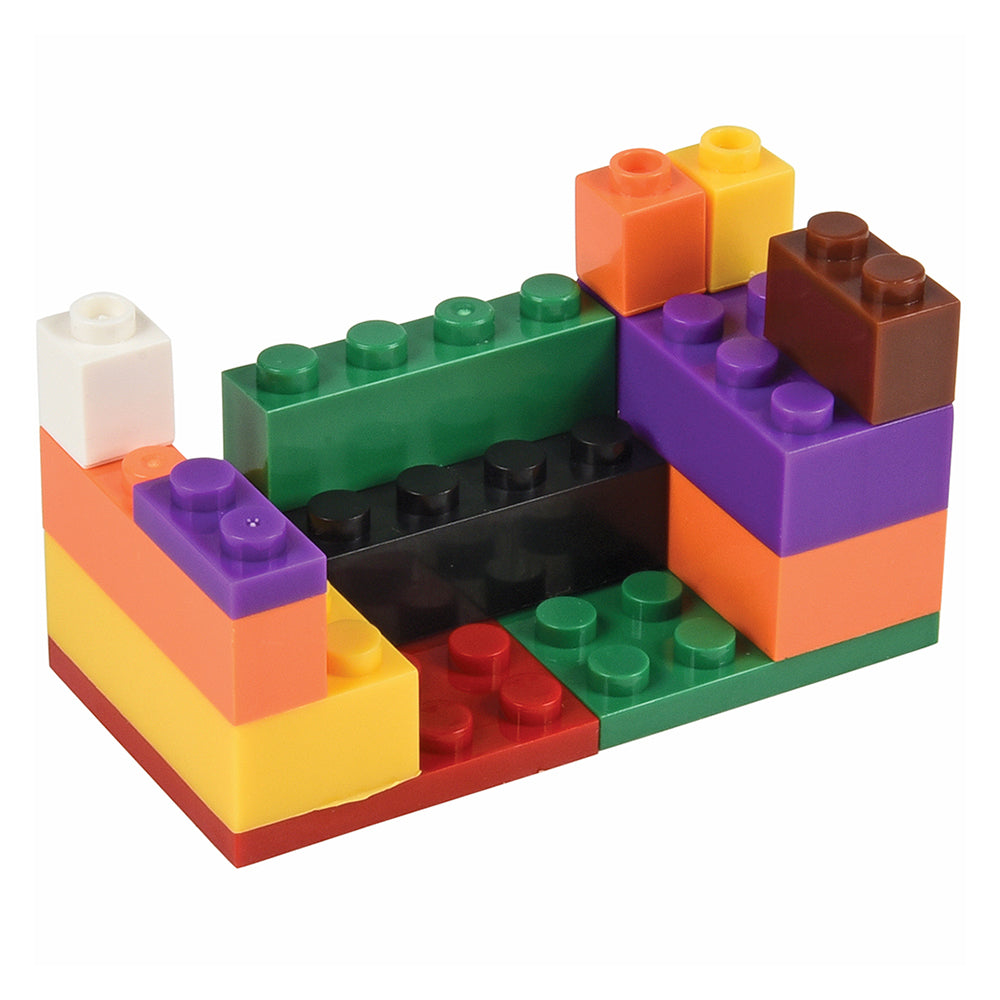 Creating Builds with Standard Interlocking Bricks in Various Colors