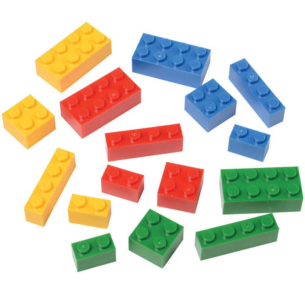 Four Colors of Standard Interlocking Building Bricks