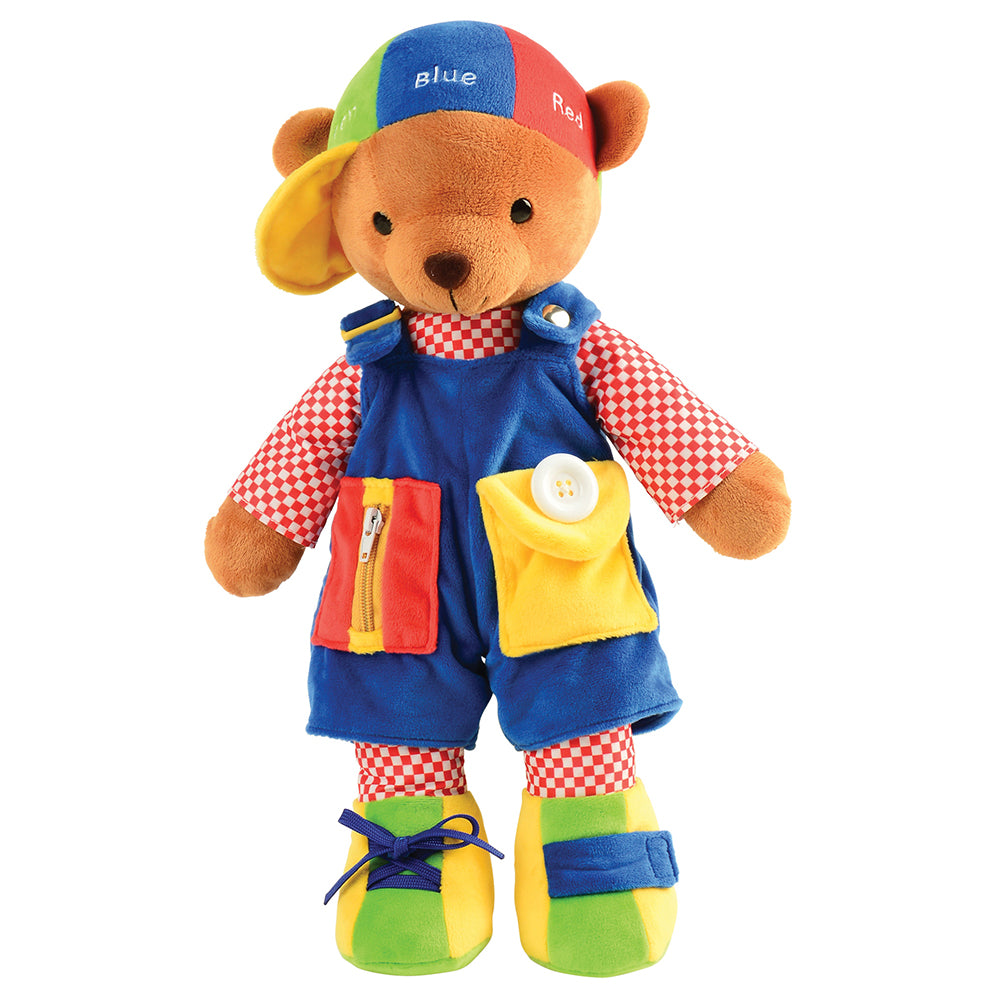 Constructive Playthings Learn & Play Teddy Bear Toy | Develop Fine Motor Skills, MTC-614