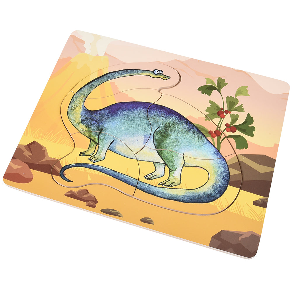 Brontosaurus Wooden Puzzle