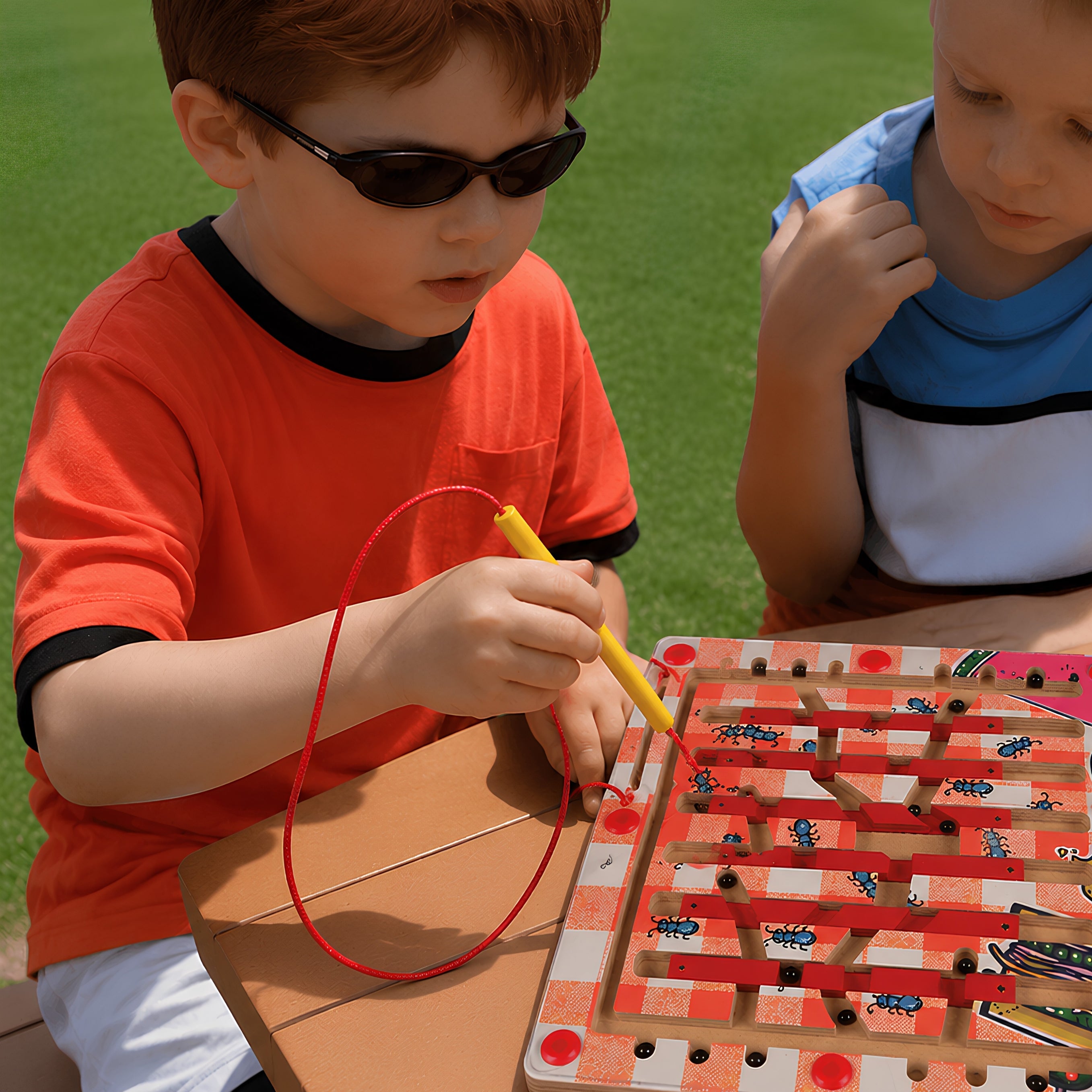 Picnic Crumb Challenge Magnetic Maze Game | Preschool Cooperative Play Toy
