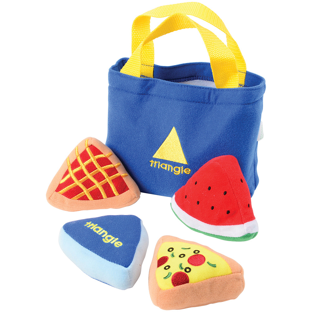 Soft Shape-Sorting Bag with Triangle Shapes