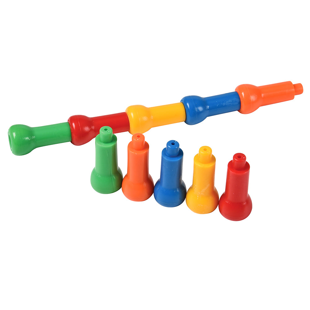 Hold-Tight Stacking Pegs for Counting & Color Recognition