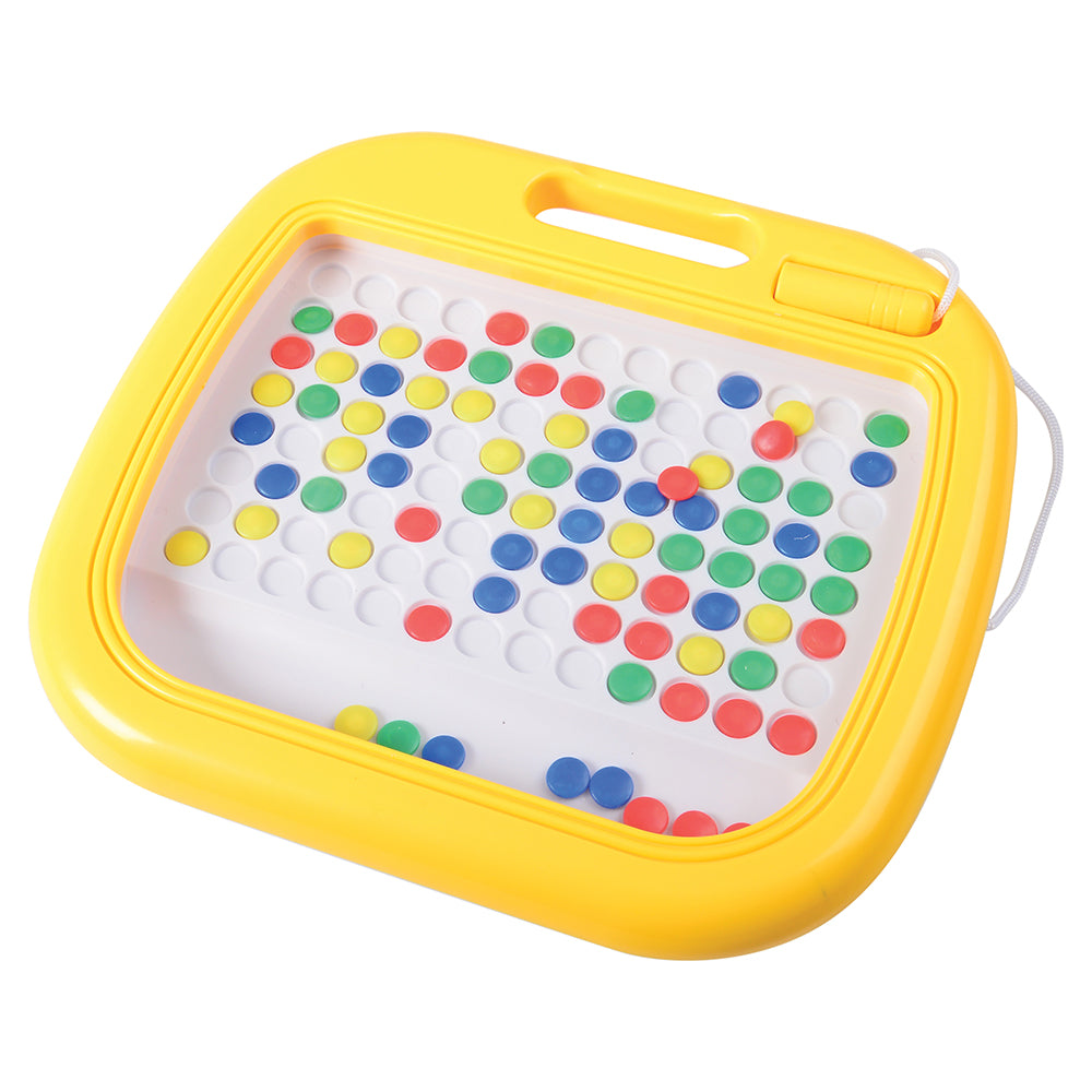 Creative Magnetic Mosaic Bead Set | 80 Colorful Discs for Imaginative Play & Skill Development