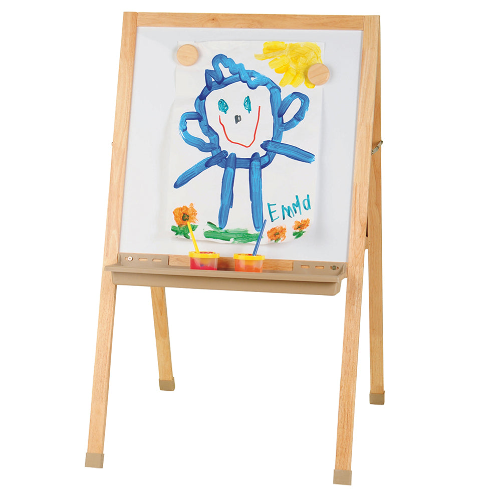 Premium Classroom Easel with Magnetic Wipe Board