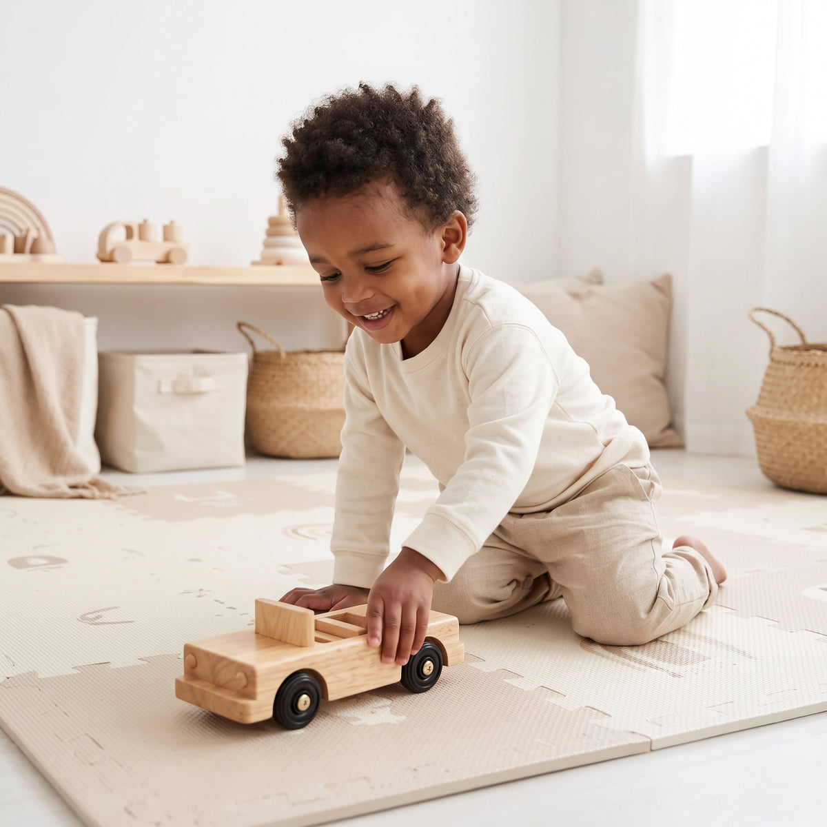 Hardwood Convertible Toy | Pretend Play Vehicle