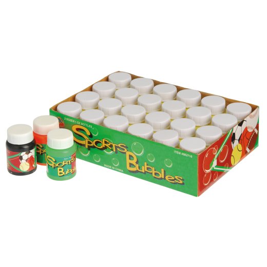 Mini Sports Bubbles - Set of 12, 1 fl. oz. each