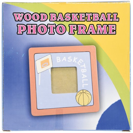 Wooden Basket Ball Photo Frame