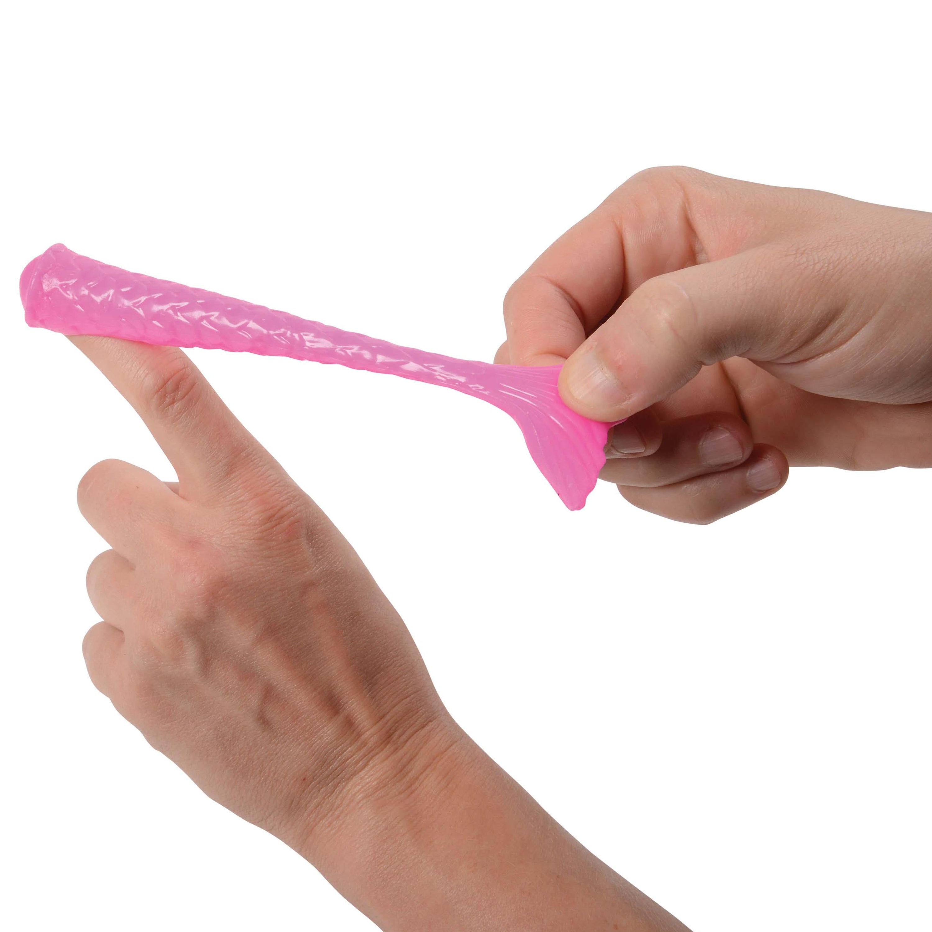 Fish Tail Stretch Sensory Fidget Flings - Set of 12