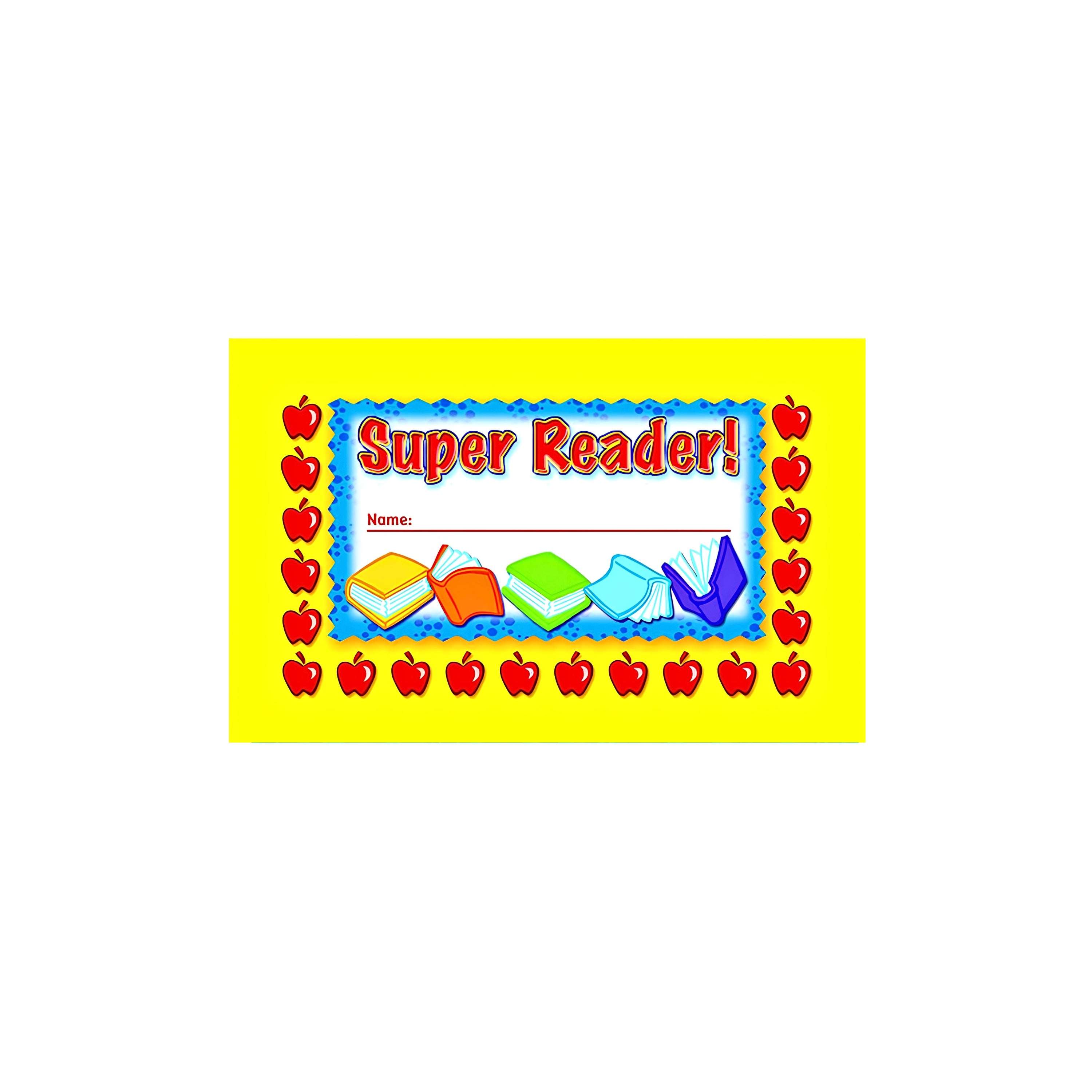 Super Reader! Incentive Charts – Pack of 36
