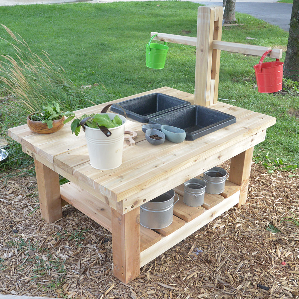 Outdoor Explorer Table with Built-In Weigh Scale | STEM Learning & Sensory Play