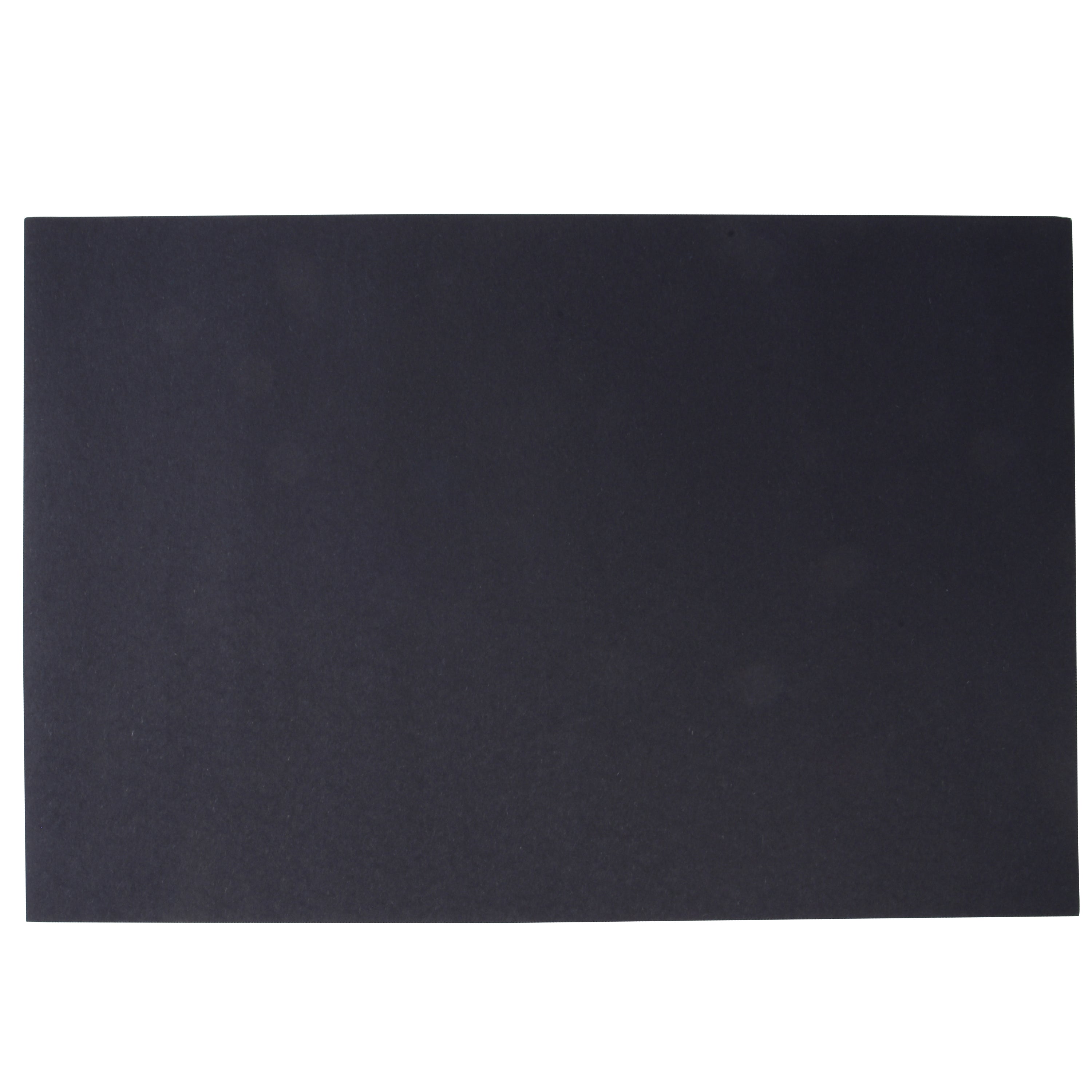 Sunworks® Construction Paper, Black, 12" x 18" - Pack of 50