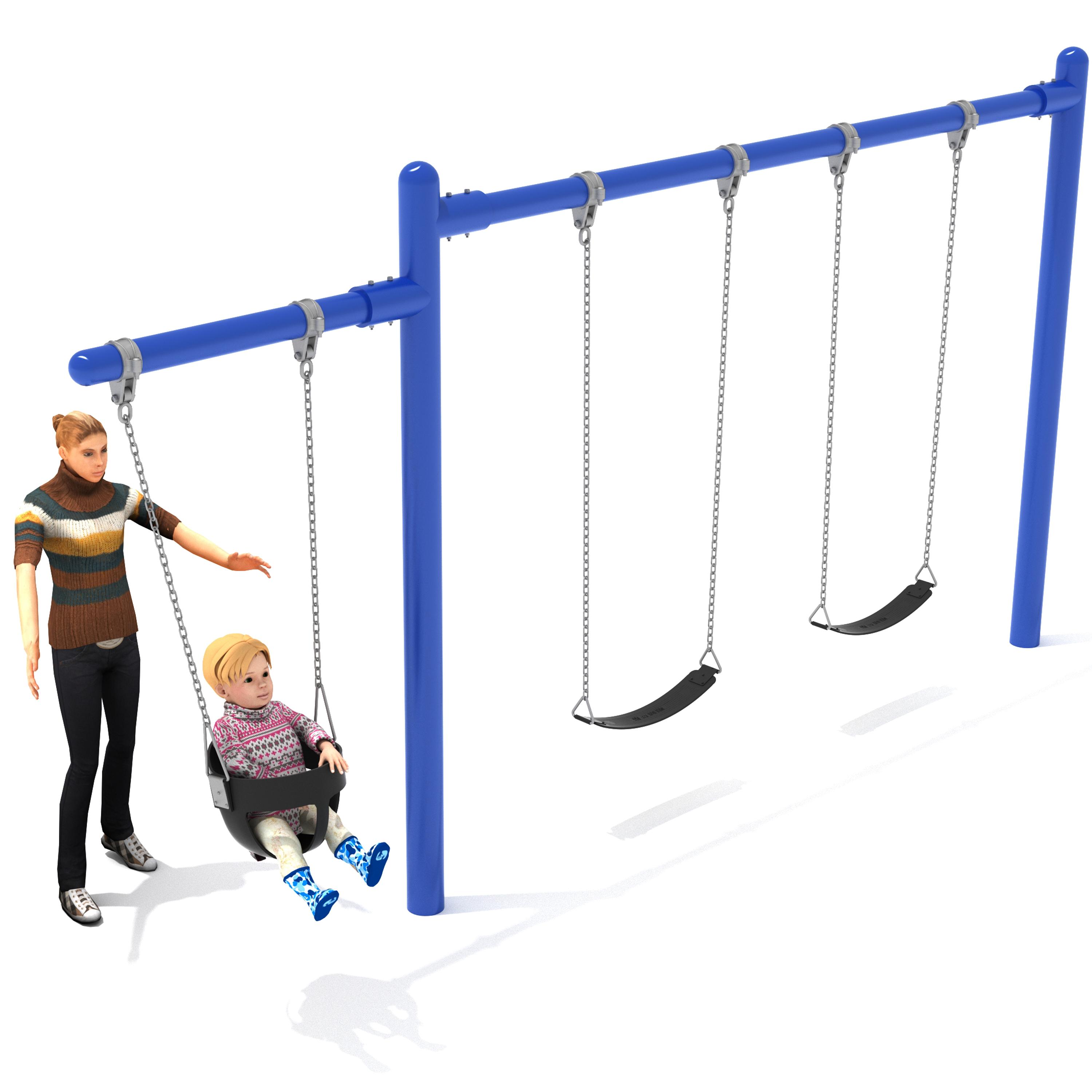 Single Post Cantilever Swings (5.0" Frame)