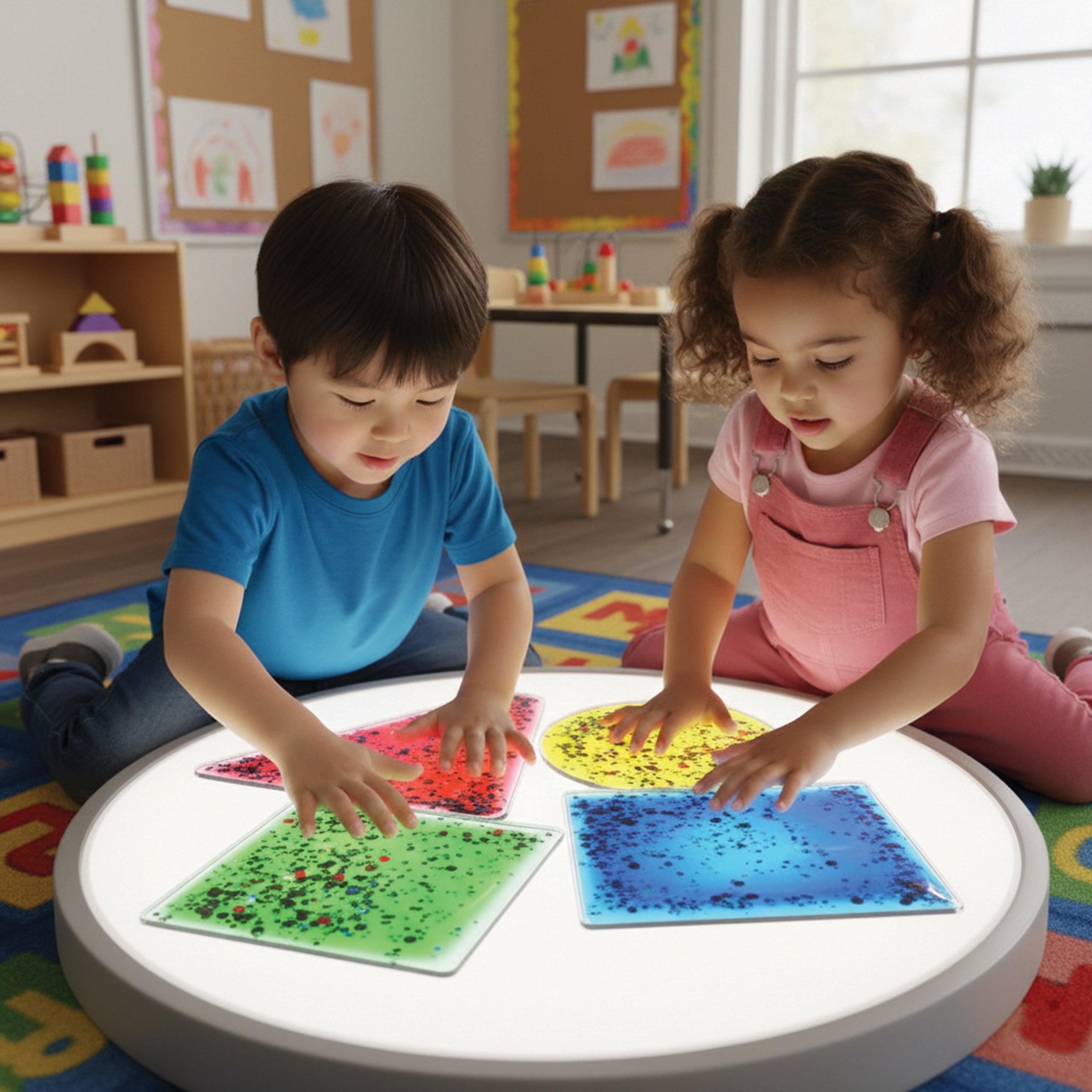 Glitter Gel Shapes - 4 Pack