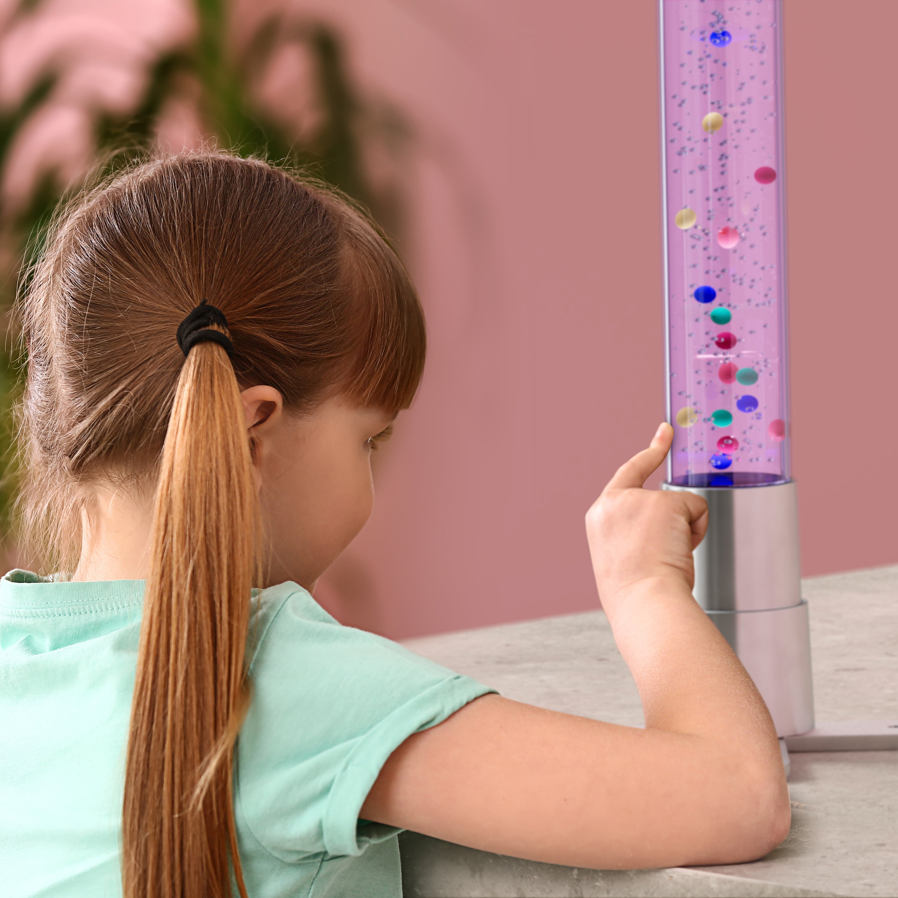 2ft Color Changing Bubble Tube with Balls