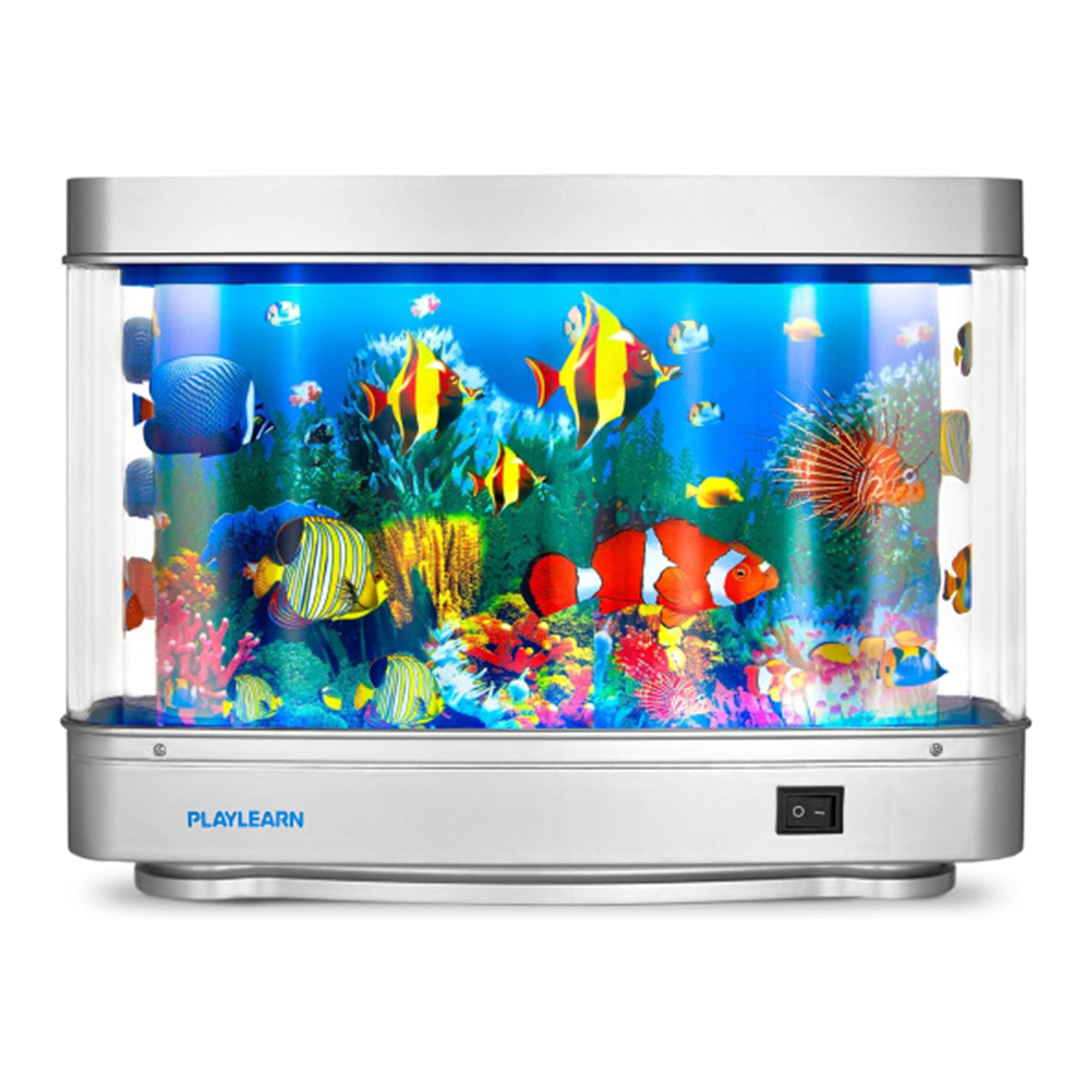 Mini Aquarium Lamp with Rolling Screen | Calming Sensory Light for