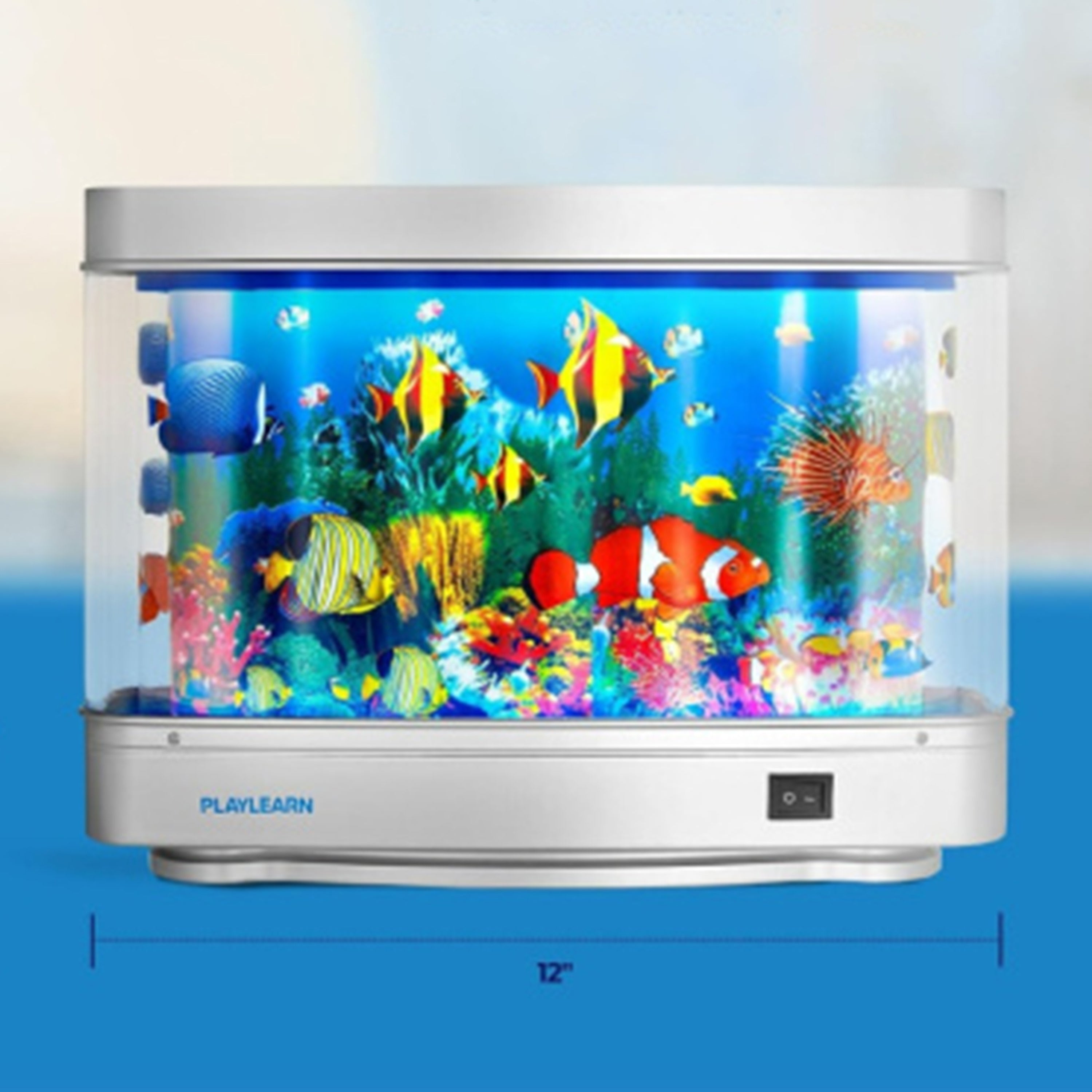 Mini Aquarium Lamp with Rolling Screen
