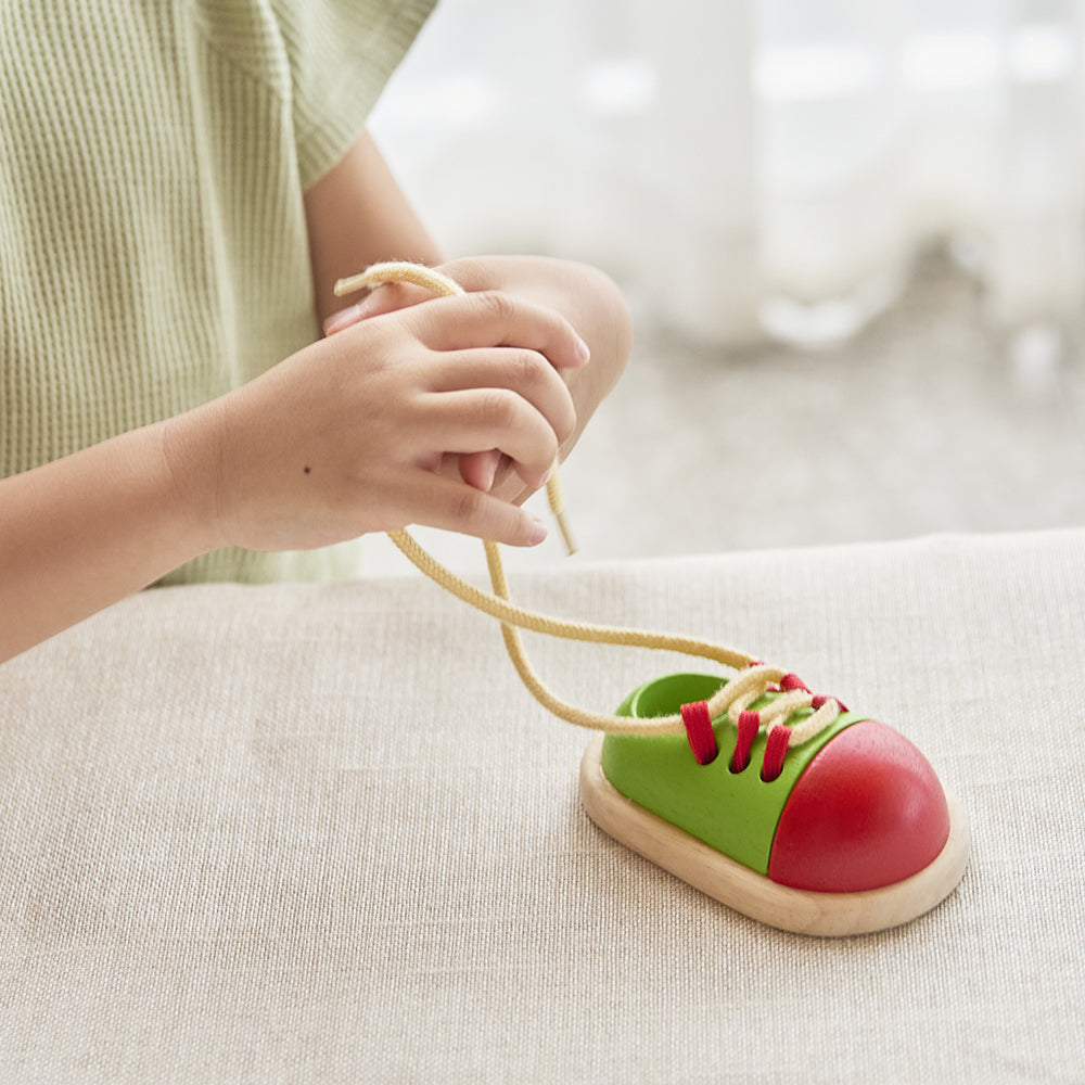 Tie Up Shoe | Multiple Knot Tying Methods | Fine Motor Skill Practice