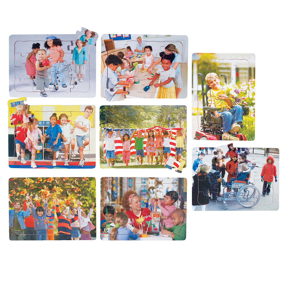 Celebrating Children Jigsaw Puzzles | Set of 8