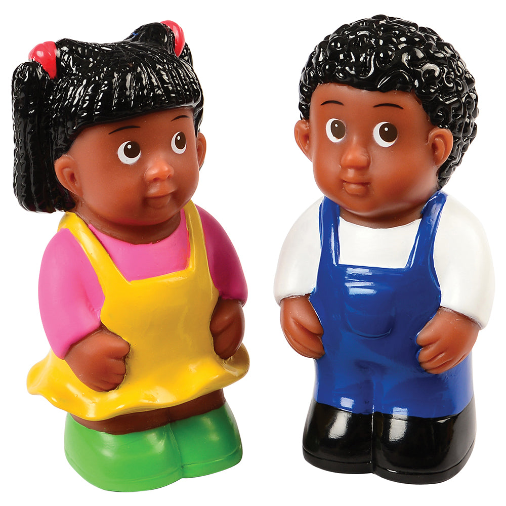 Easy Grip African American Daughter & Son Figures