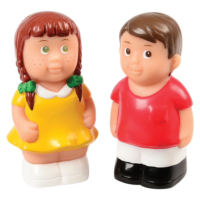Easy Grip Caucasian Family Figures | 4-Piece Set for Block & Pretend ...
