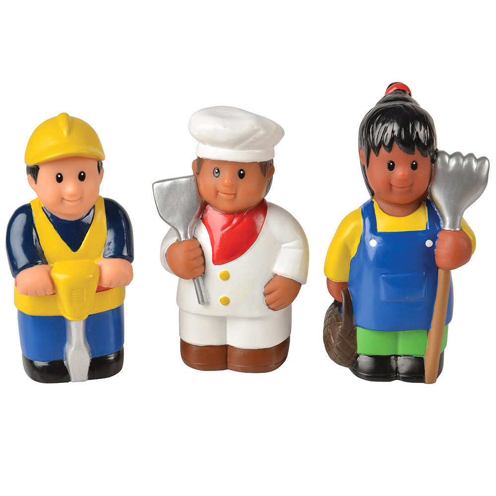 Easy Grip Farmer, Chef and Construction Figures Set