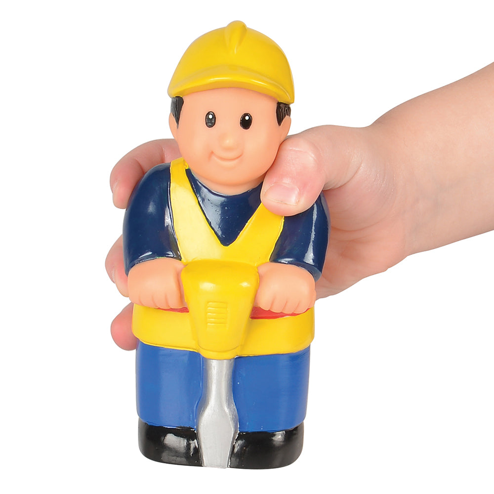 Easy Grip Construction Figure in Toddler's Hand