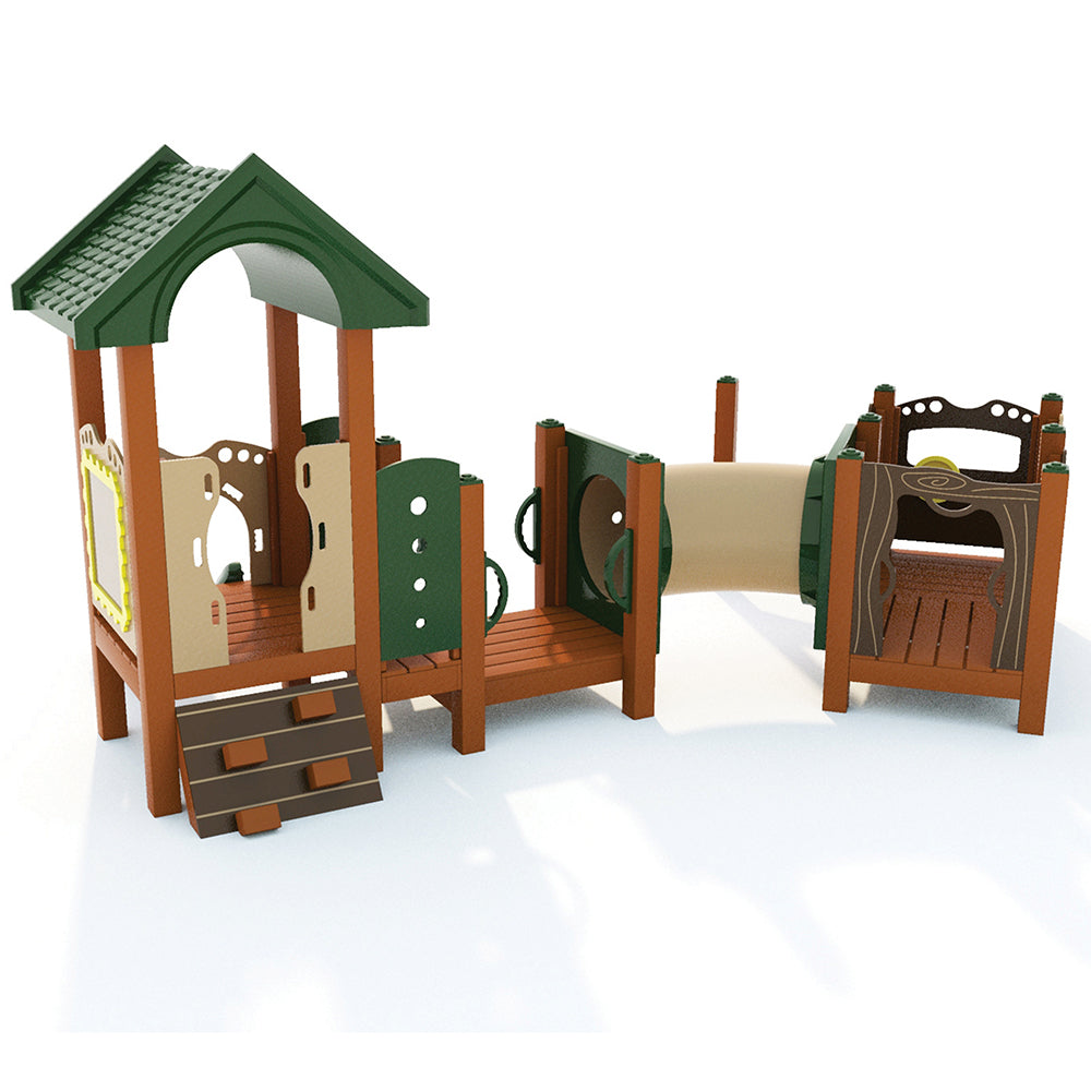 Topia System 300 Playground Structure in Natural Colors