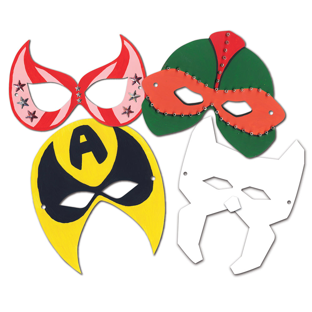 Super Hero Masks / 24-Pk