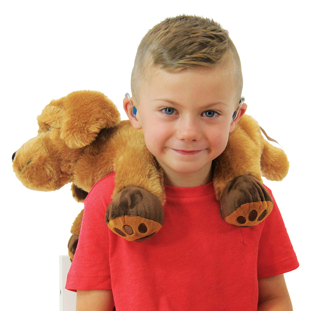 Stuffed Theo Dog Plush Comforting Child