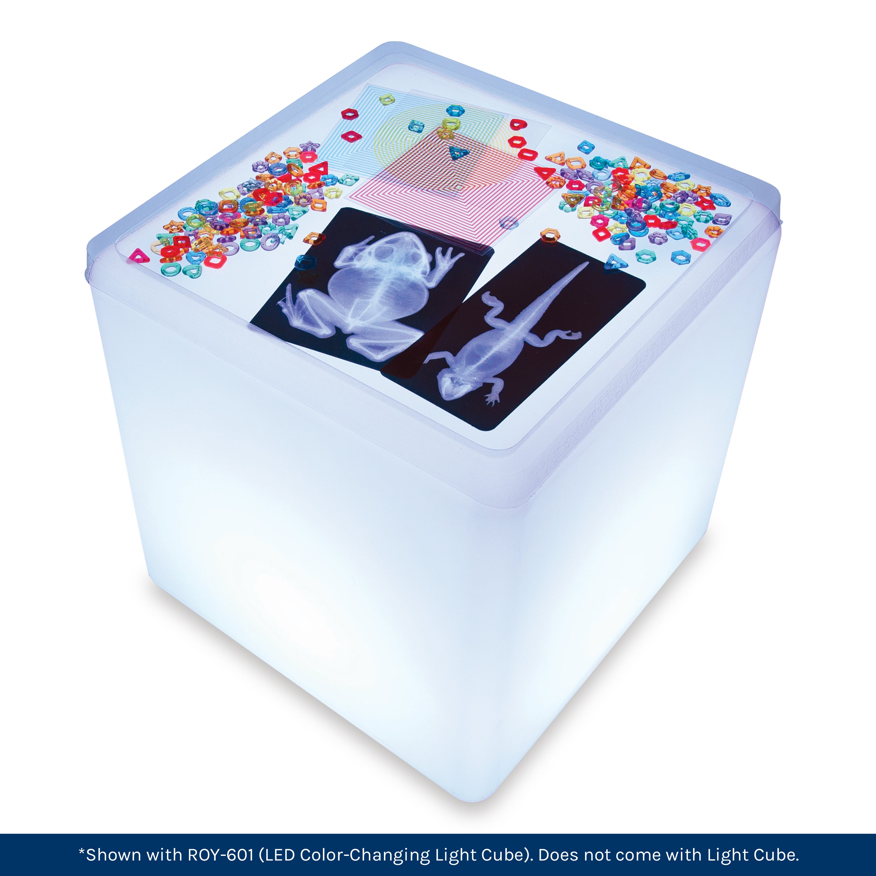 Color-Changing LED Light Cube Sensory Exploration Kit