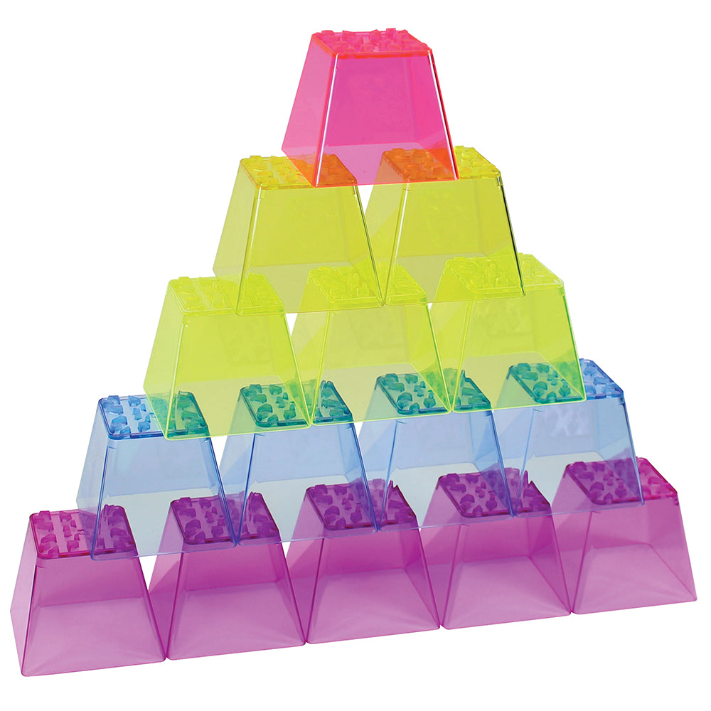 Crystal Color Stacking Cups