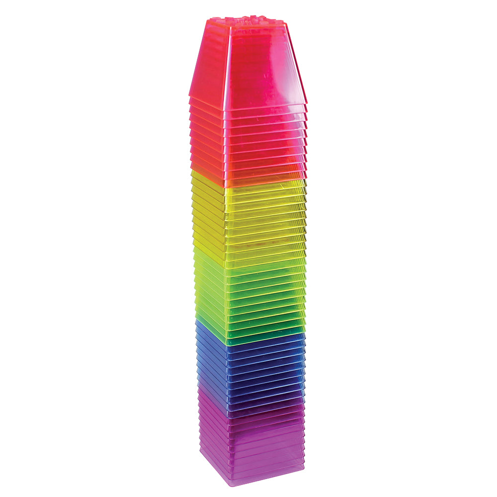 Crystal Color Stacking Cups