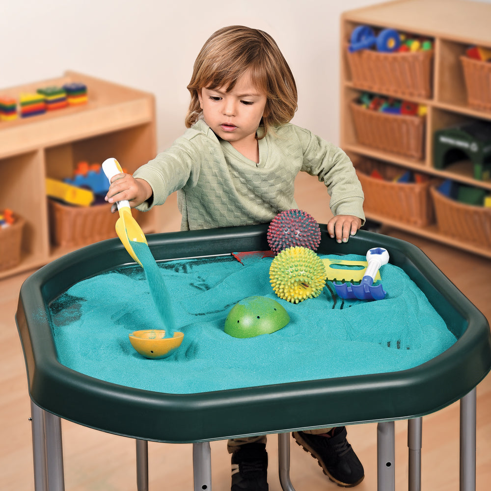 Junior Activity Table with Adjustable Stand for Sensory Play, Water ...