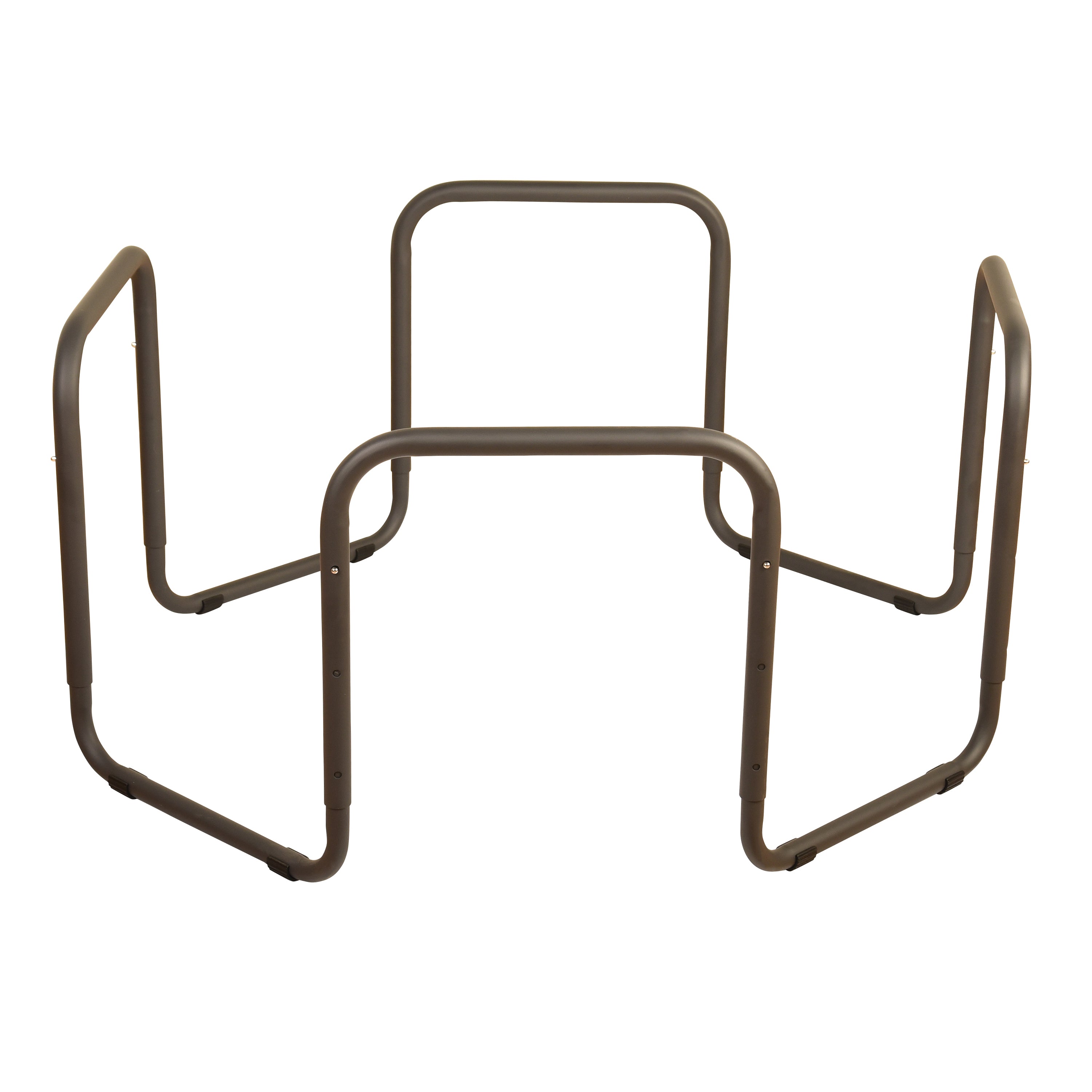 Metal sensory tray holder on a white background