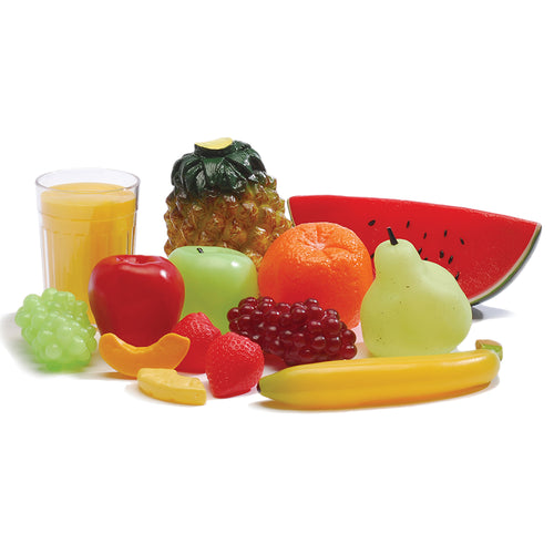 Grouped LifeSize Vinyl & Plastic Play Food Constructive Playthings