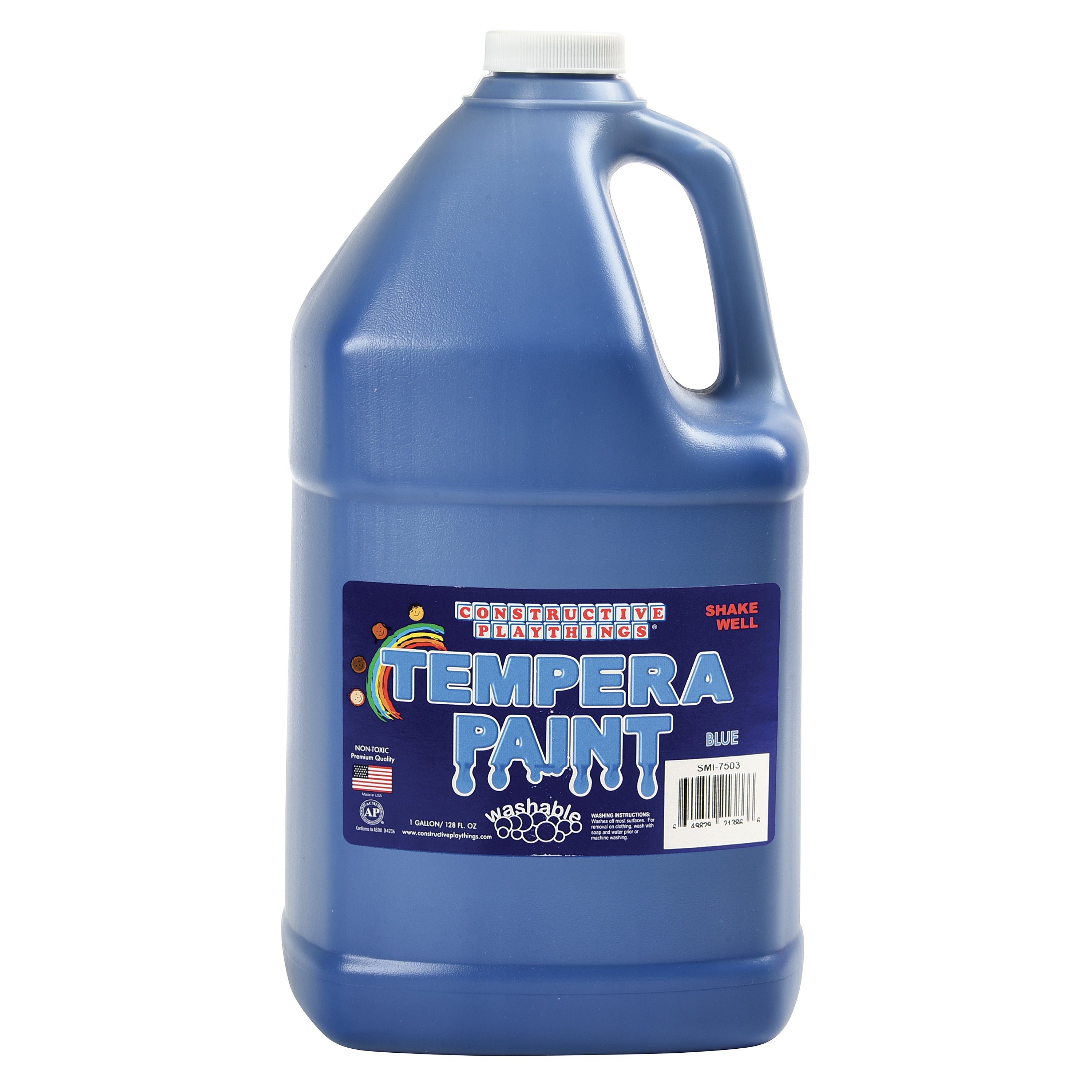 Constructive Playthings® Washable Blue Tempera Paint - Gallon