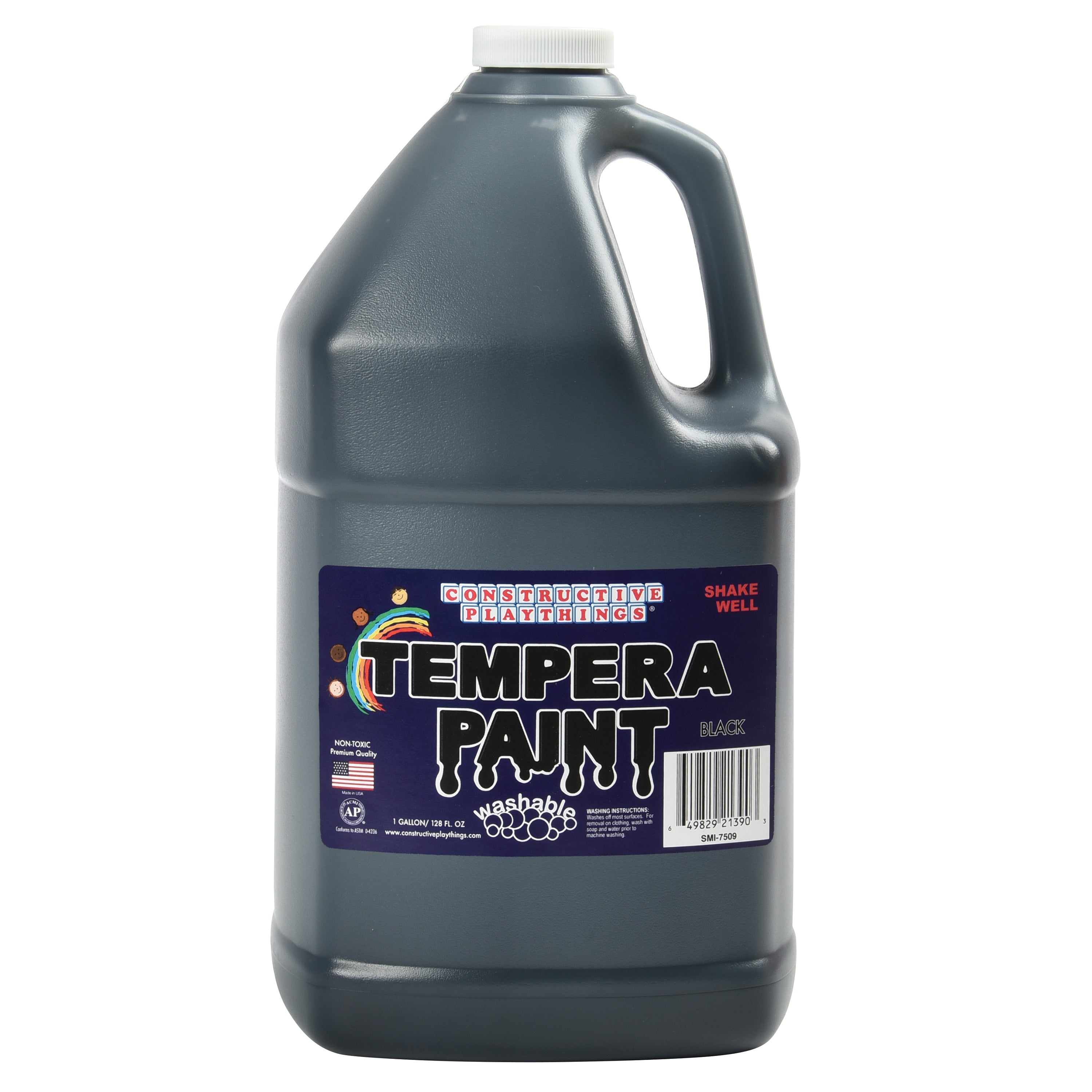 Constructive Playthings® Washable Black Tempera Paint - Gallon