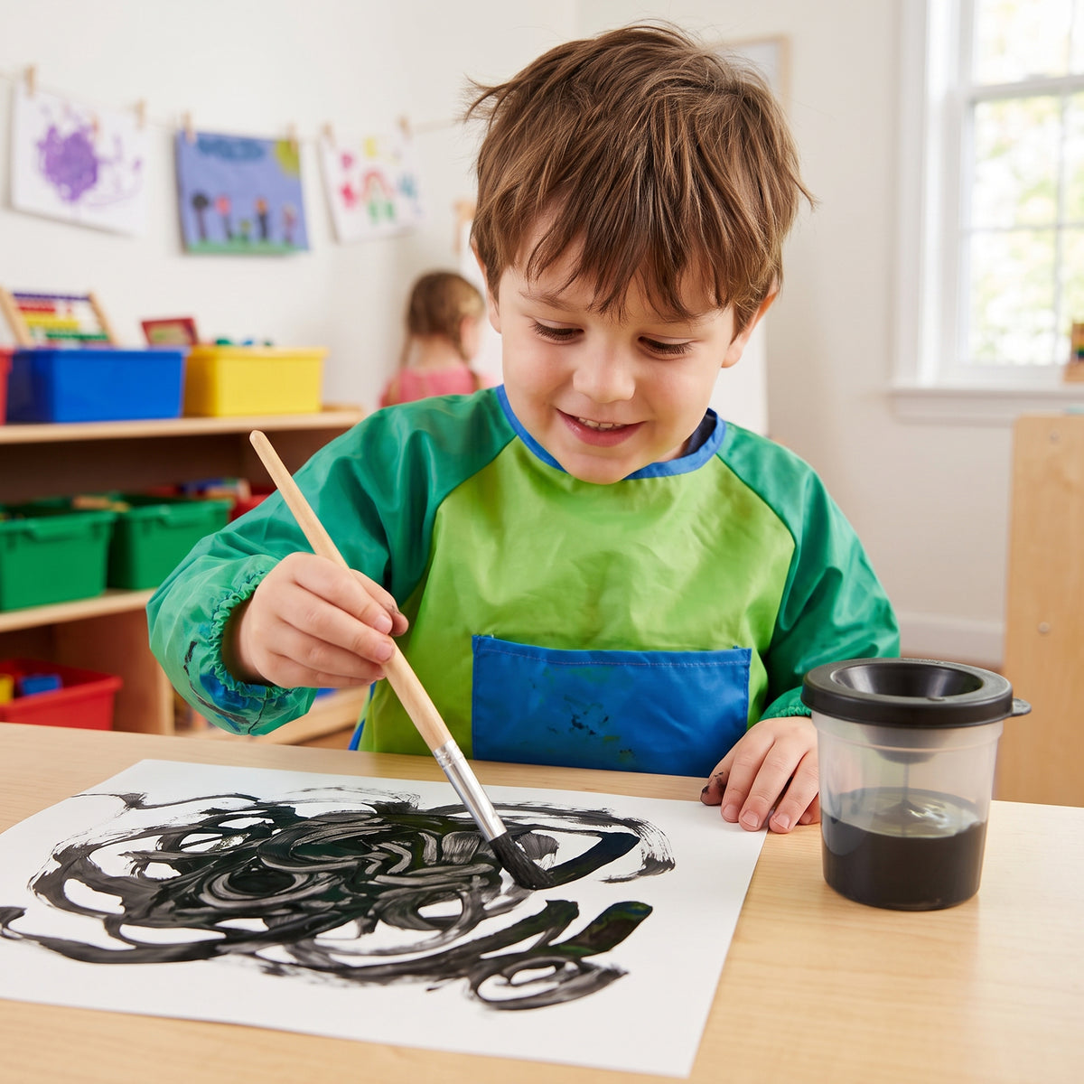 Constructive Playthings® Washable Black Tempera Paint - Gallon