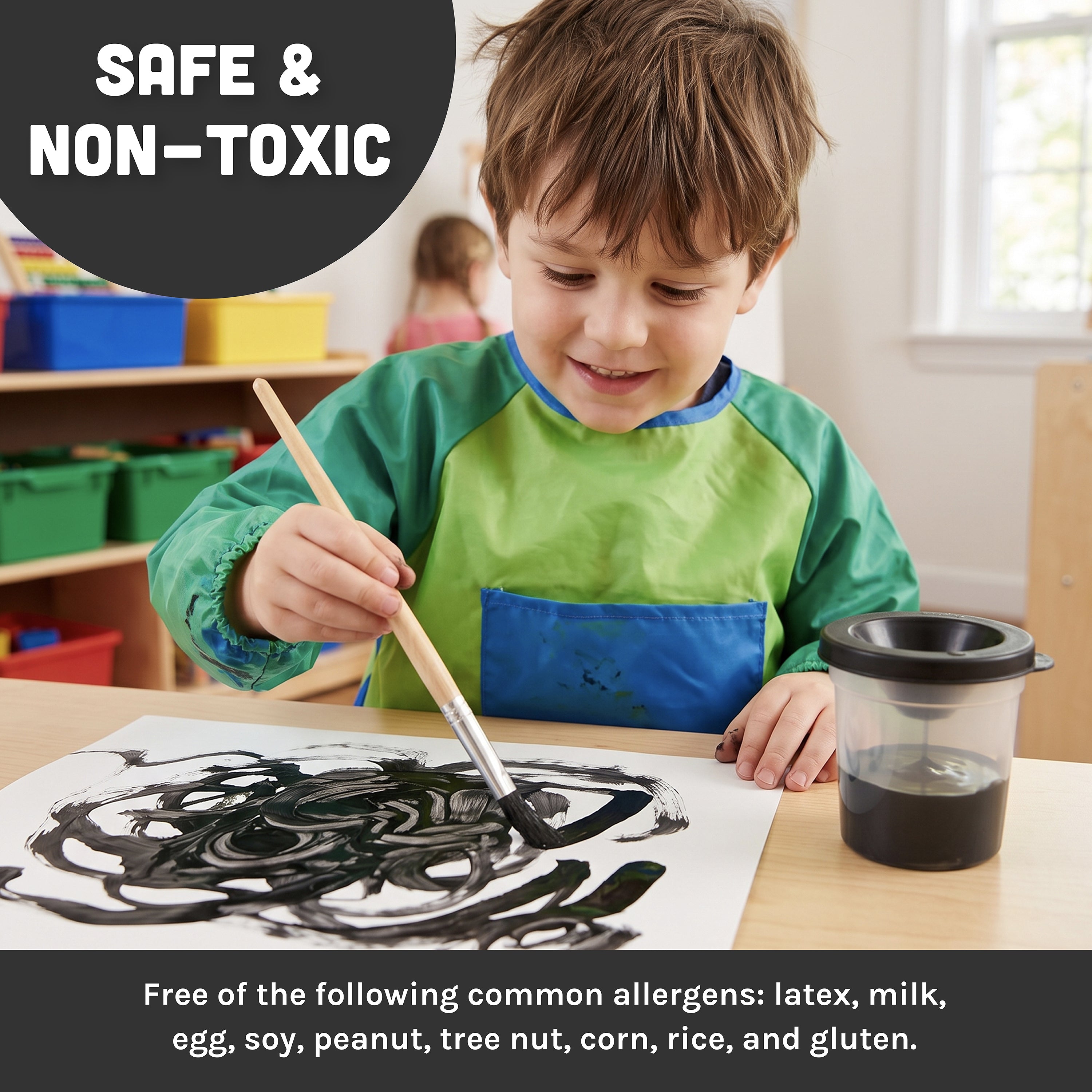 Constructive Playthings® Washable Black Tempera Paint - Gallon