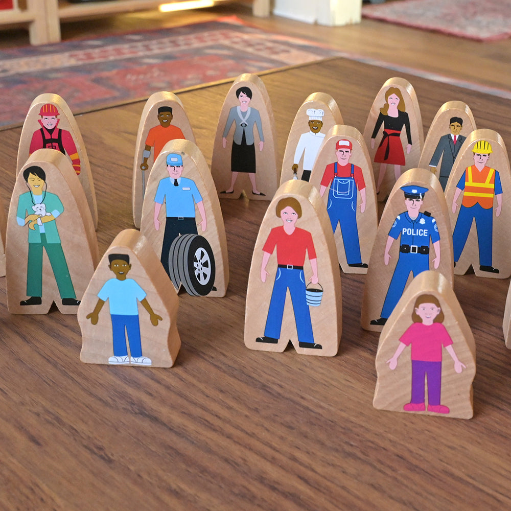 Wooden Community Figures (Set of 25)