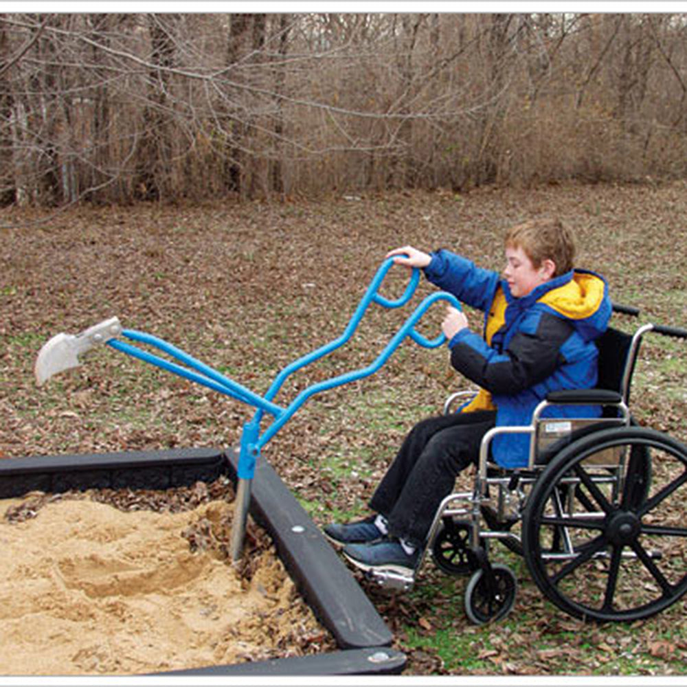 ADA Sand Digger | Accessible Preschool Playground Sand Toy for Ages 2-5 | 360° T SPC-361509HDS